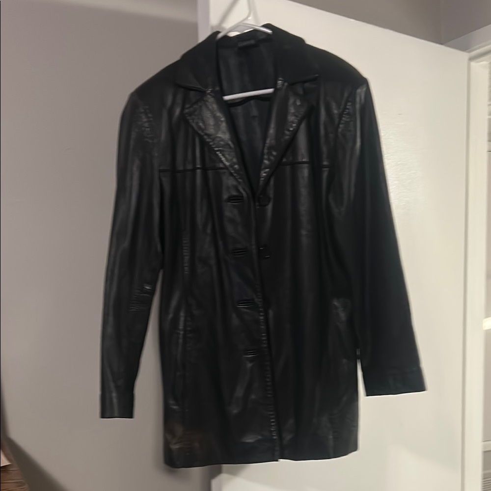 Women's Black Leather Jacket